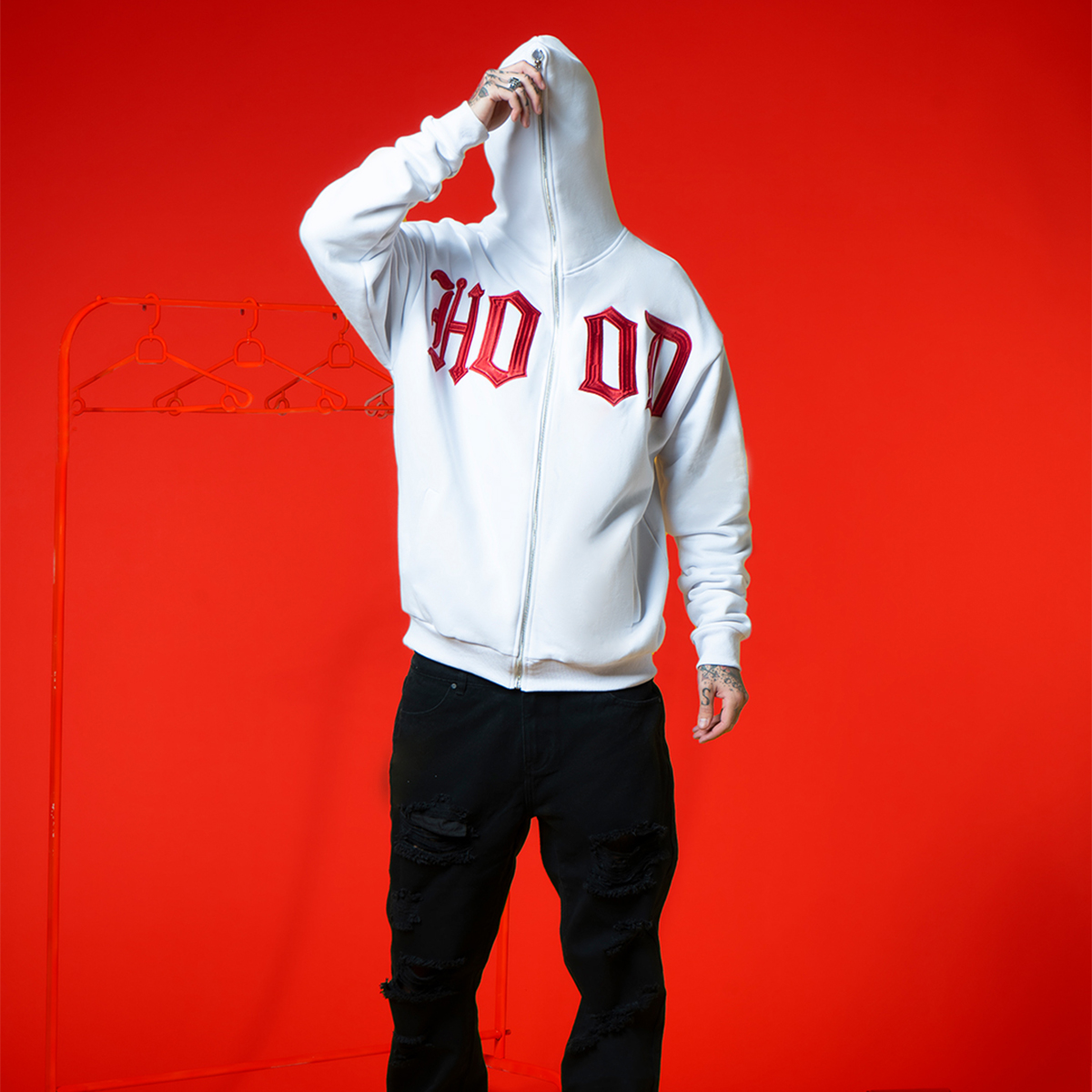 Hoodie Thief – White