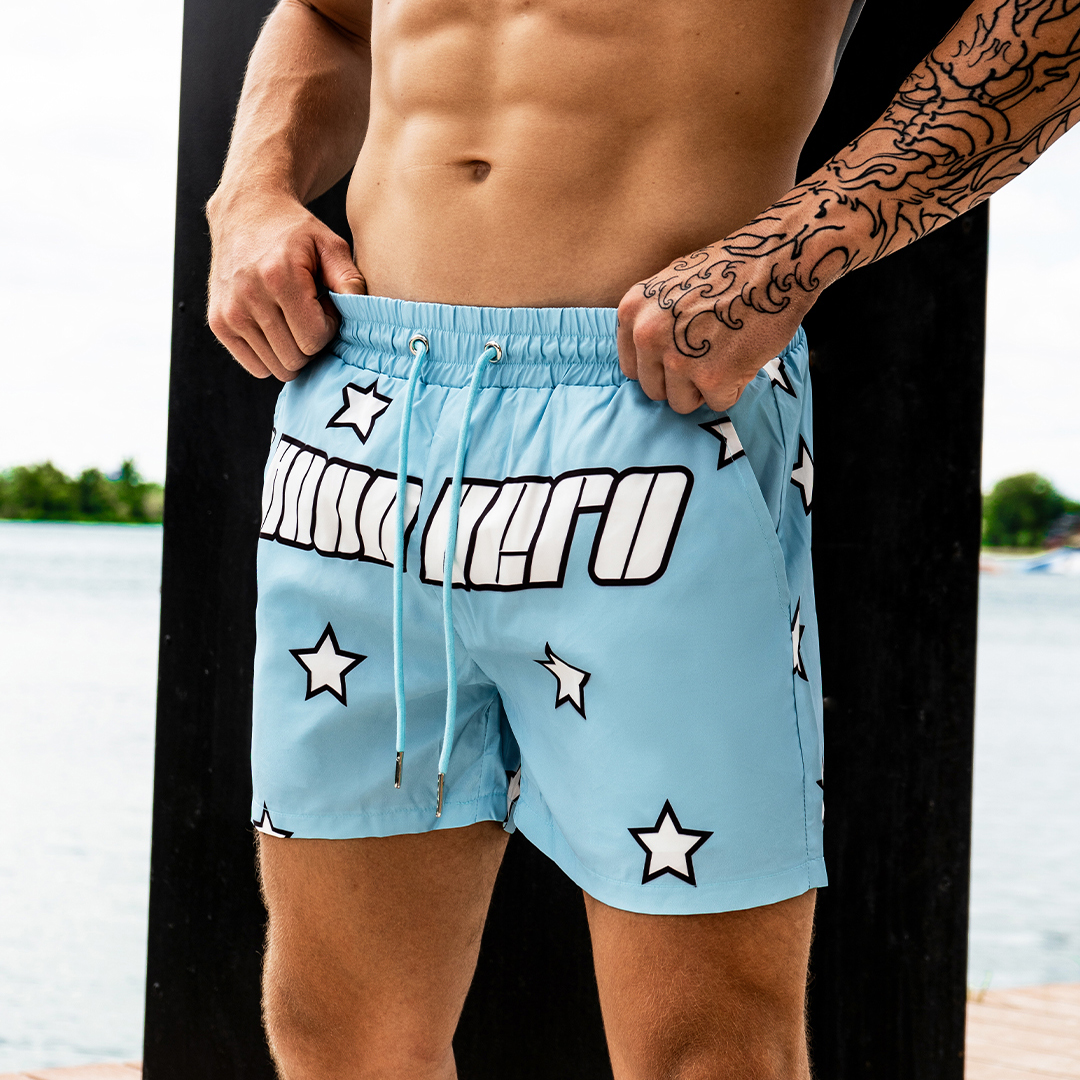 Men's Swimwear Star - Baby Blue