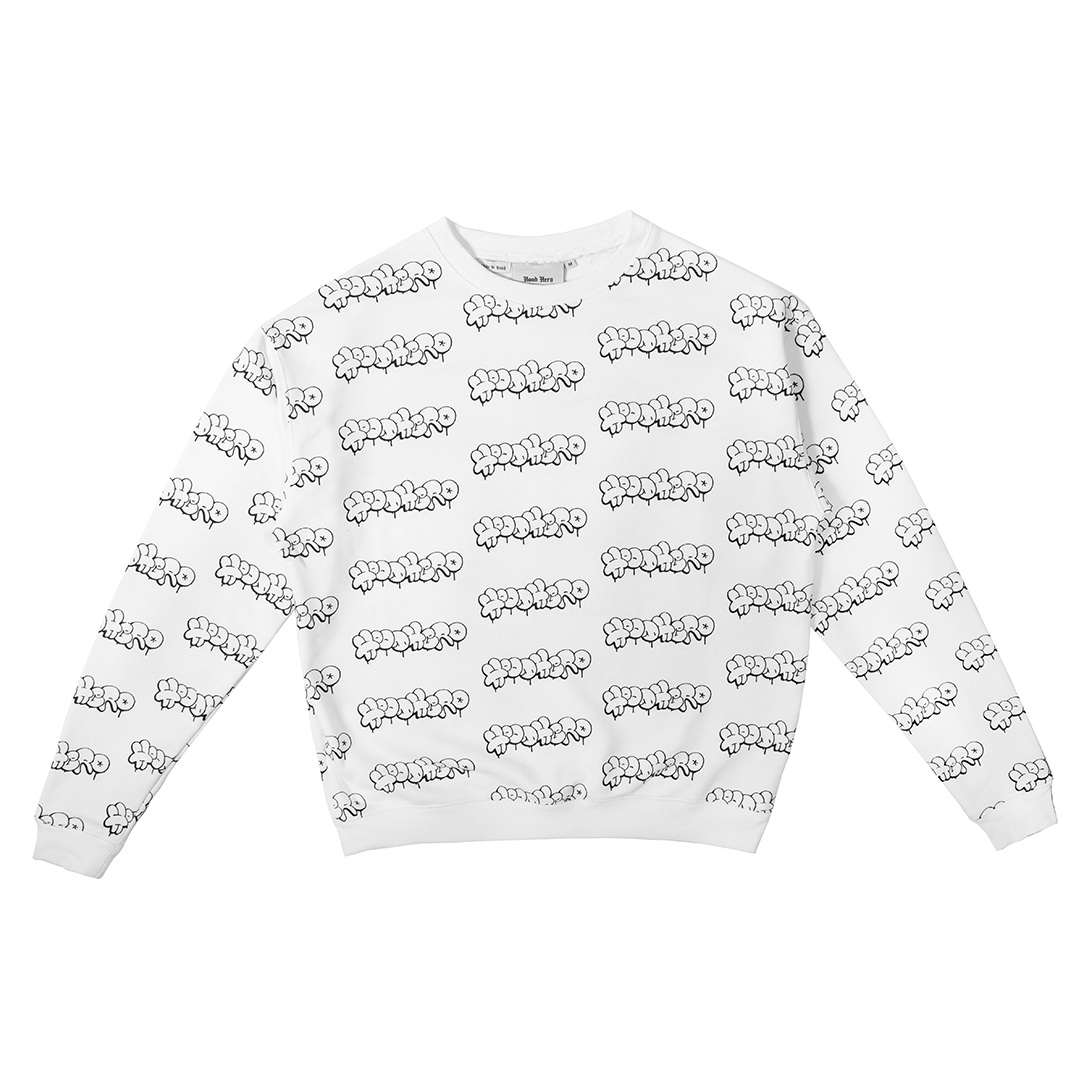 Crewneck FullPrint - White