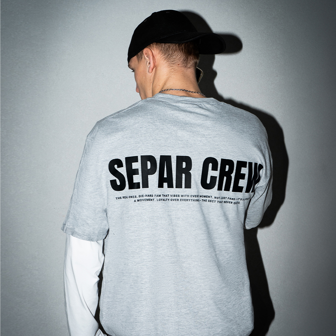 T-shirt Separ Crew 2.0 - Grey