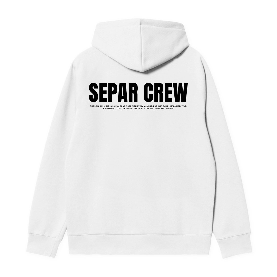 Hoodie Separ Crew 2.0 - White