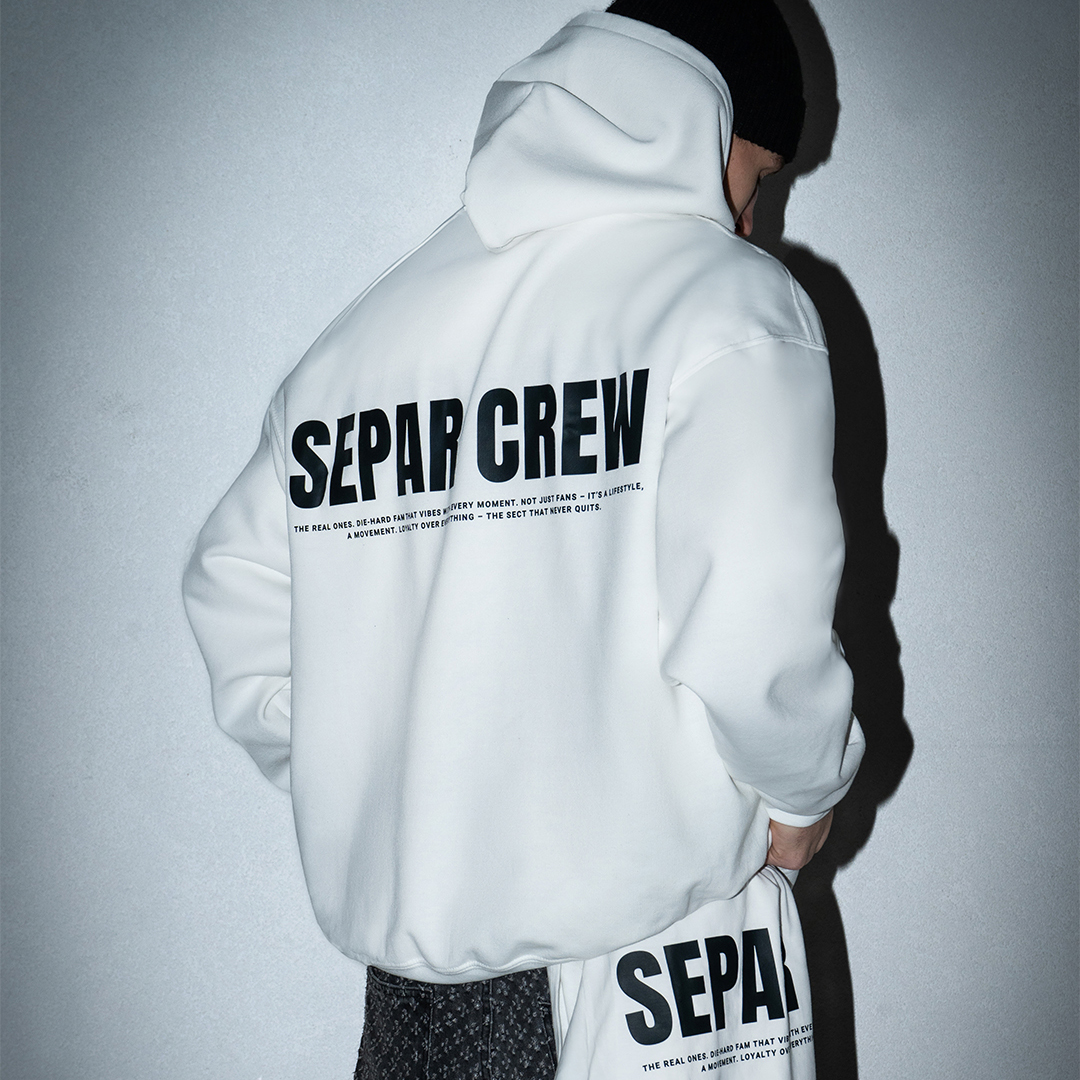 Hoodie Separ Crew 2.0 - White