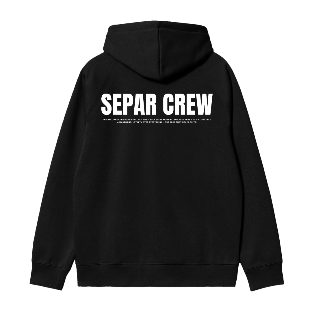 Hoodie Separ Crew 2.0 - Black