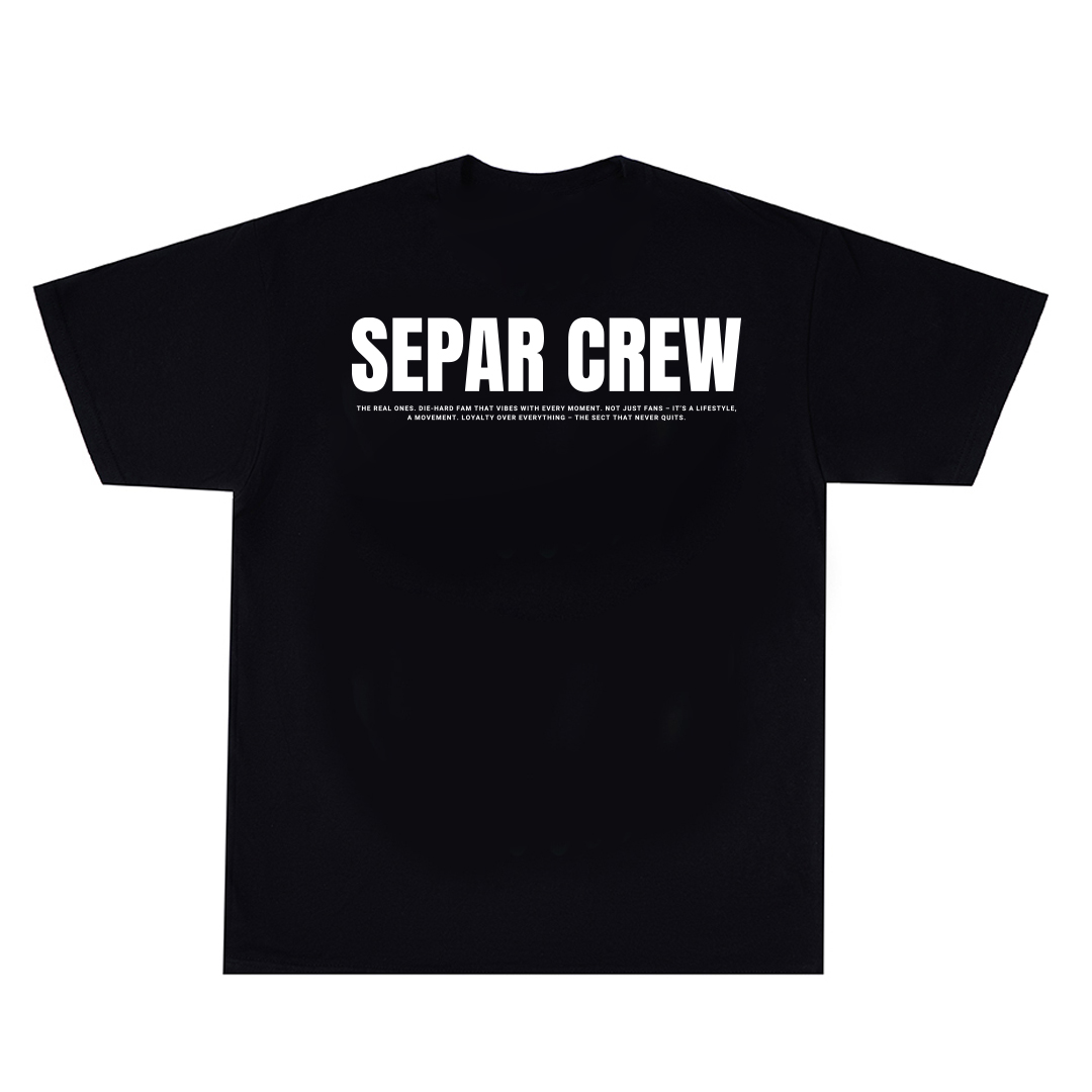 T-shirt Separ Crew 2.0 - Black